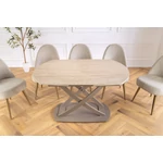 Kép 6/9 - INCEPTION ovális, kihúzható étkezőasztal (130–190 cm)
