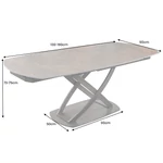Kép 9/9 - INCEPTION ovális, kihúzható étkezőasztal (130–190 cm)