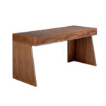 Kép 2/6 - Eddy diófa és acél íróasztal - 160 cm