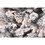 Kép 2/2 - ARVES műfenyő fényfüzérrel - 240 cm - havas tobozos - Ágak száma: 2513 db