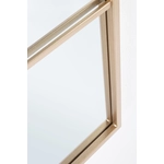 Kép 2/3 - Arany ablak alakú tükör 90x90 cm