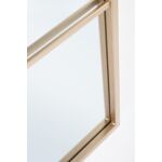 Kép 2/3 - Arany ablak alakú tükör 90x90 cm