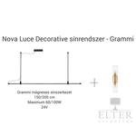 Kép 4/5 - Nova Luce Decorative Gru sínrendszeres lámpafej