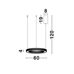 Kép 4/4 - Nova Luce Fiore LED függeszték