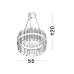 Kép 4/4 - Nova Luce Crown függesztett lámpa