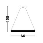 Kép 4/4 - Nova Luce Courtez LED függeszték