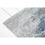Kép 3/7 - Nanda absztrakt kék-ezüst szőnyeg - 350 cm