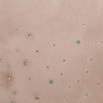 Kép 4/6 - Alisa rózsaszín párna kristályokkal - 50 cm