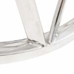 Kép 6/7 - Marbella ezüst étkezőasztal üveg asztallappal - 120 cm