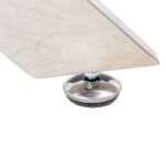 Kép 7/7 - Parla ezüst étkezőasztal üveg asztallappal - 120 cm