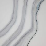 Kép 5/8 - Leon fekete kanapéasztal márvány asztallappal - 75,5 cm