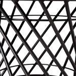 Kép 6/8 - Leon fekete kanapéasztal márvány asztallappal - 75,5 cm