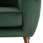 Kép 3/8 - PELI fotel bársony - smaragdzöld
