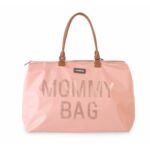 Kép 1/8 - Mommy Bag táska rózsaszín réz