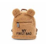 Kép 1/8 - My First Bag gyermek hátizsák bézs macis