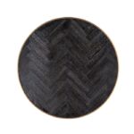 Kép 5/5 - Blackbone metal bronz - fekete dohányzóasztal szett - 91,5 cm