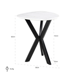 Kép 3/3 - Trocadero asztalka - 60x50x50 cm