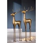 Kép 2/2 - Knut arany szarvas pár - 2 db-os szett - kisebb méret