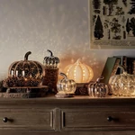 Kép 3/4 - Halloween tök trió LED világítással