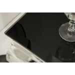 Kép 4/5 - BAROCK konzolasztal - fekete üveglappal - 140 cm