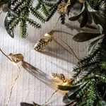 Kép 2/3 - GOLDEN LEAF fényfüzér LED világítással