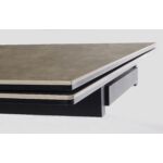 Kép 7/11 - ARZACHEL epoxy étkezőasztal - kihúzható -  160/240 x 90 x 76 cm