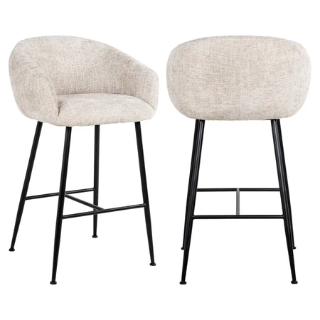 Avanti natúr bárszék fekete lábakkal - 101 cm