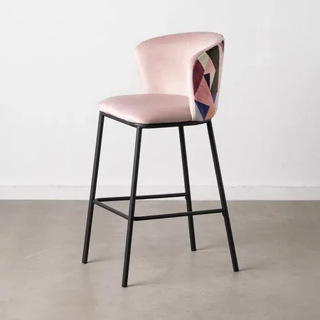  Alhambra rózsaszín mintás bárszék - 98 cm
