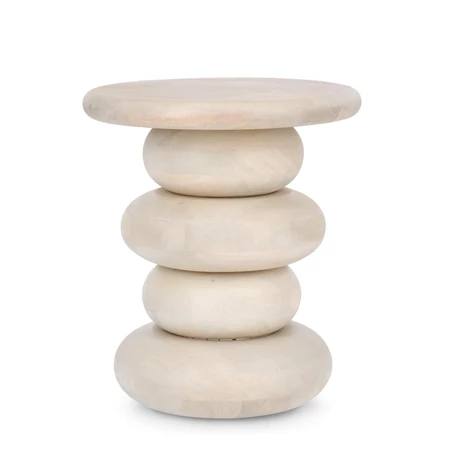 LOPEZ natúr különleges dohányzóasztal - 40 cm