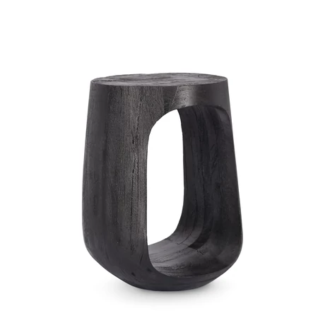 LOPEZ fekete dohányzóasztal - 33 cm