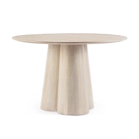 NASSOR natúr étkezőasztal - 120 cm