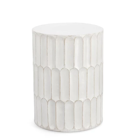 CAESAR fehér dohányzóasztal - 40,5 cm