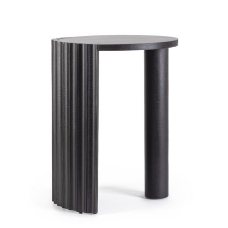 Orissa dohányzóasztal fekete színben 50x65 cm