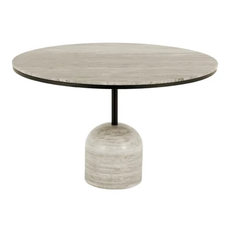 Duncan fehér márvány  étketőasztal - 120 cm