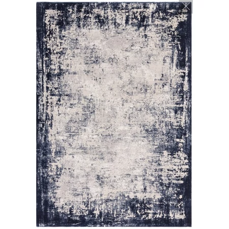 Kuza absztrakt tengerészkék szőnyeg - TÖBB MÉRETBEN