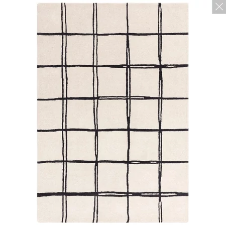 Albany Grid monokróm szőnyeg - TÖBB MÉRETBEN