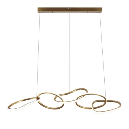 Flyn csillár - szálcsiszolt arany 