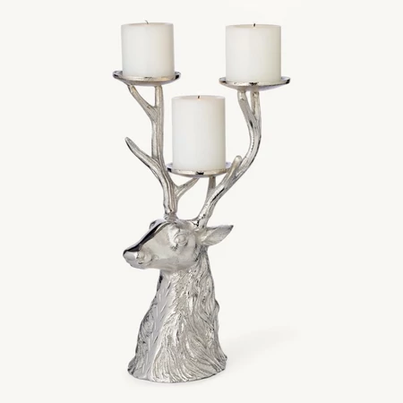 Szarvasos gyertyatartó