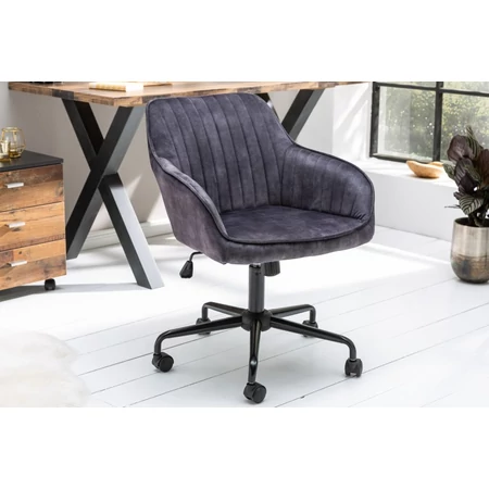 Turin irodai szék - lilásszürke - magasság állítóval