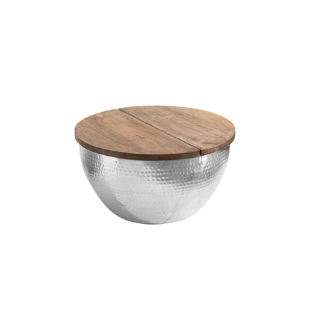 TRION dohányzóasztal - ezüst