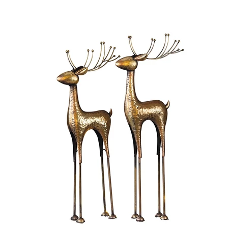 Knut arany szarvas pár - 2 db-os szett