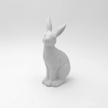 Fehér kerámia nyuszi -  22,5 cm