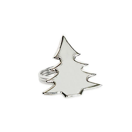 Fenyőfa szalvétagyűrű szett - 4 db