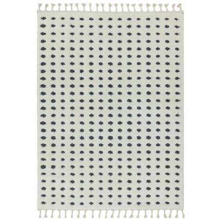 Ariana krémszínű szőnyeg sötétszürke pöttyökkel - 120x170 cm
