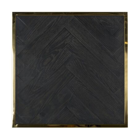 Blackbone arany - fekete kanapéasztal - 60 cm