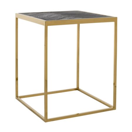 Blackbone arany - fekete kanapéasztal - 60 cm