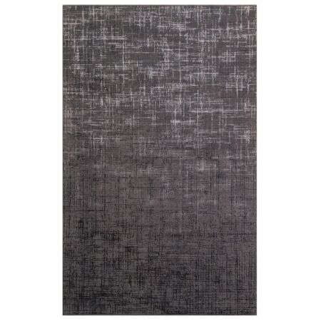 Byblos fényes sötétszürke-fekete szőnyeg - 160x225 cm