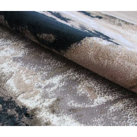 Aurora szőnyeg ezüst- sötét és -világosszürke színben - 120x170 cm