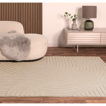 Hague szőnyeg homokszín 100% gyapjú  - 200x290 cm