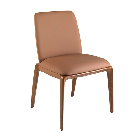 Hilton eco-barna bőr szék